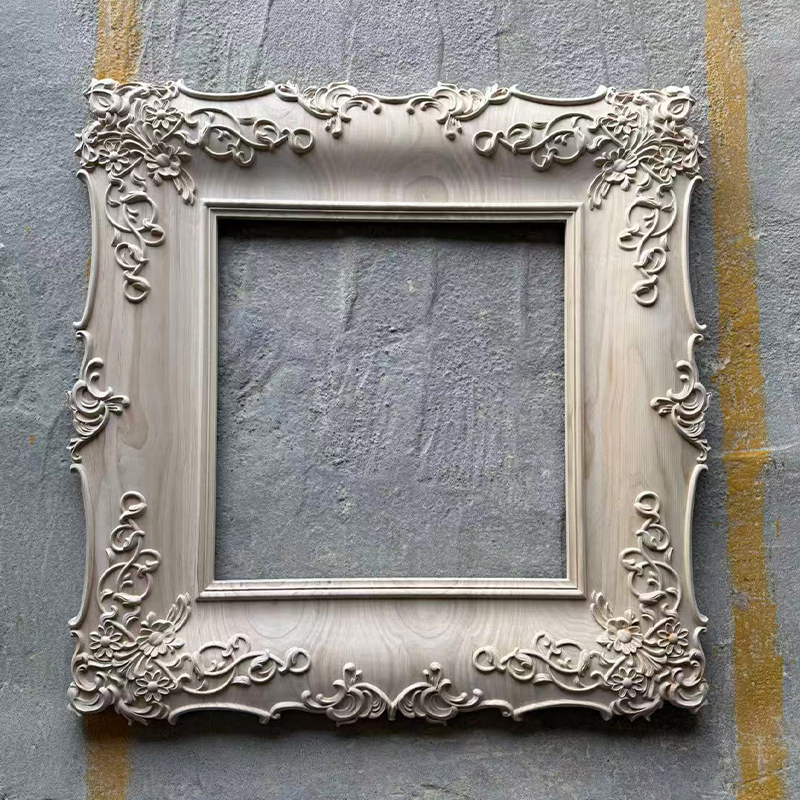 Dongyang Wood Carving Solid Wood Carved Picture Frame Barber Shop Frame Full-Length Mirror European-Style Full-Length Mirror Wall-Mounted Full-Length Mirror Dongyang Wood Carving Solid Wood Carved Picture Frame Barber Shop Frame Full-Length Mirror European-Style Full-Length Mirror Wall-Mounted Full-Length Mirror