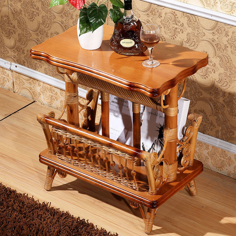 Vine Art Book Newspaper Shelf Small Bookshelves Fujiwood Bookshelves Vine Furniture Manufacturers Direct Sales Customisation