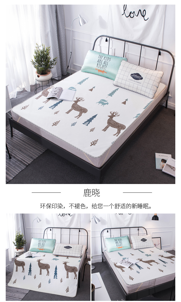 Băng lụa mat nho mat giường mùa hè Teng Bing Teng mùa hè 1,5m giường 1,8 giường ghế 1 2 m 5 5 8 8 x
