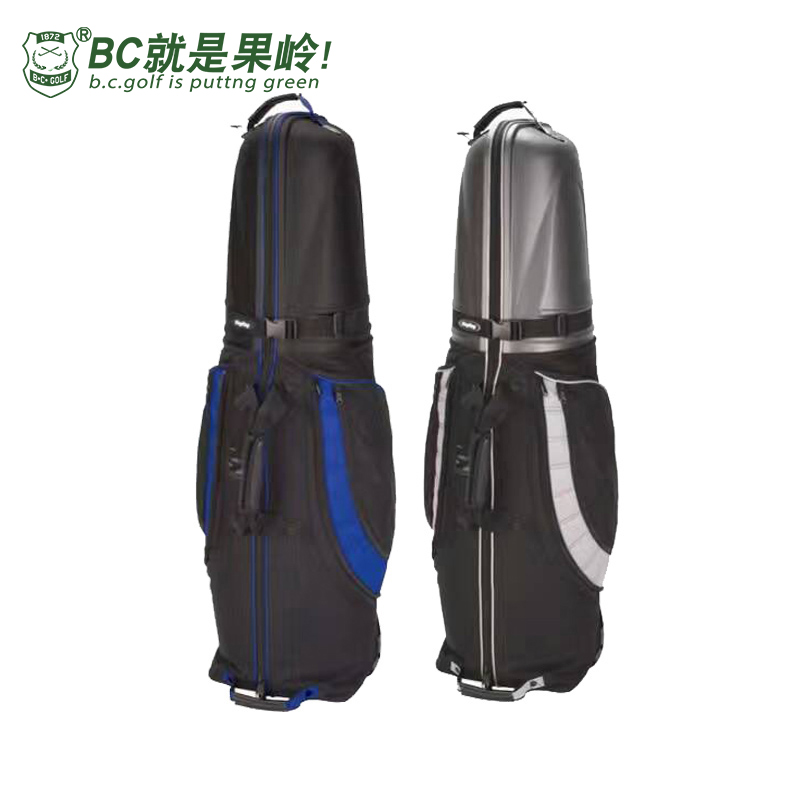 Golf aviation bag hard shell portable wheeled aircraft consignment bag wear-resistant and dirt-resistant B C GOLF