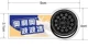 360 мл Fat Cup + Lid + Oreo Patch 50 Sets