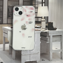 nullthing original like petals gradient transparent ins niche simple mobile phone case Apple 13 all-inclusive