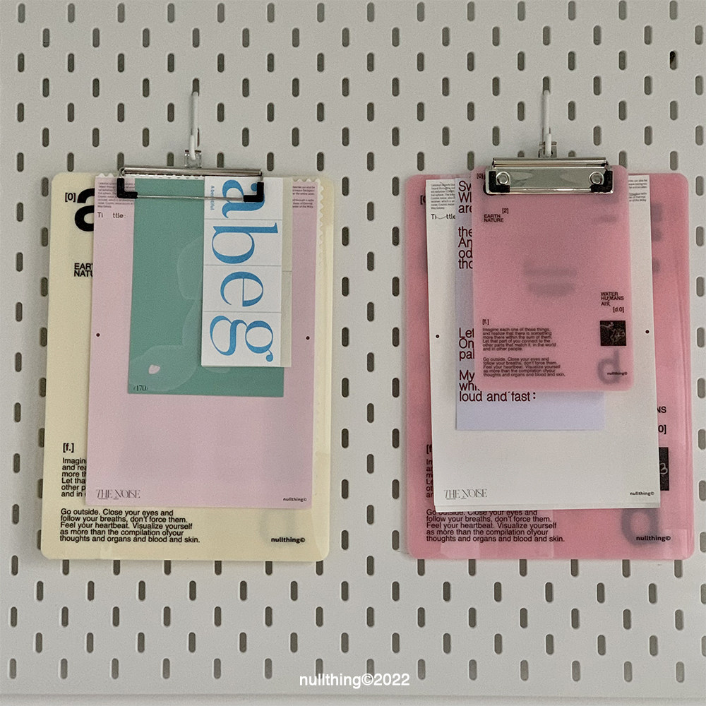 nullthing original acrylic pad folder writing board writing board students have a drawing board