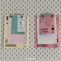 nullthing original acrylic pad folder writing board writing board students have a drawing board