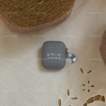 nullthing original  distance haze blue air pods protective suit niche creative soft shell anti - fall