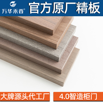 Log wind cabinet door custom kitchen cabinet door custom Wanhua Hexiang board fine board European pine board wardrobe door Eige board