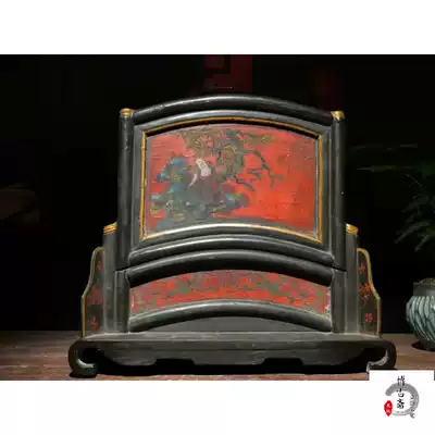 Folk characteristics handicrafts wooden tire lacquerware interstitial screen