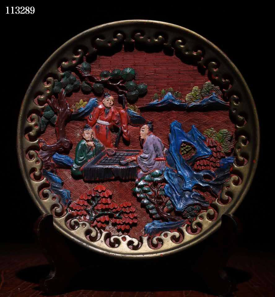 Collection red paint color paint display home decoration