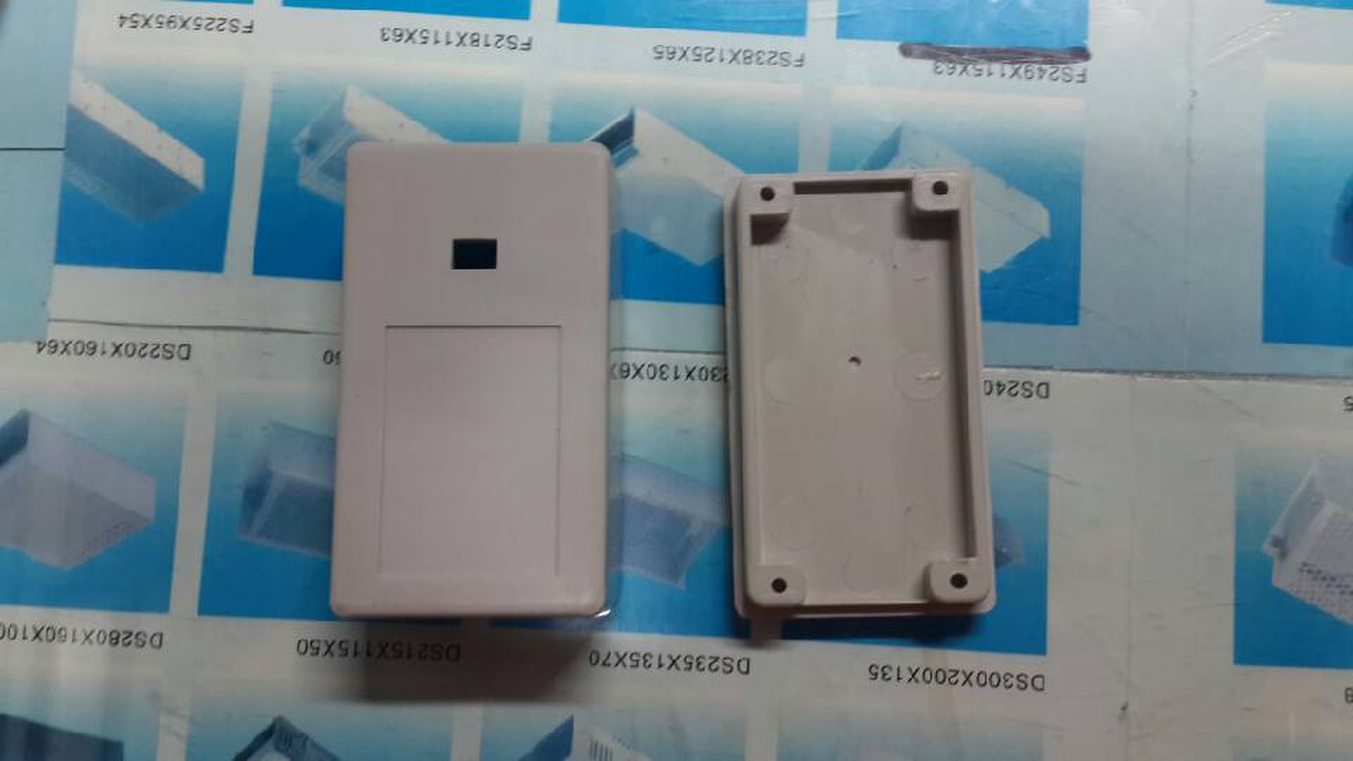 Plastic instrument shell battery box plastic junction box 21*38*66