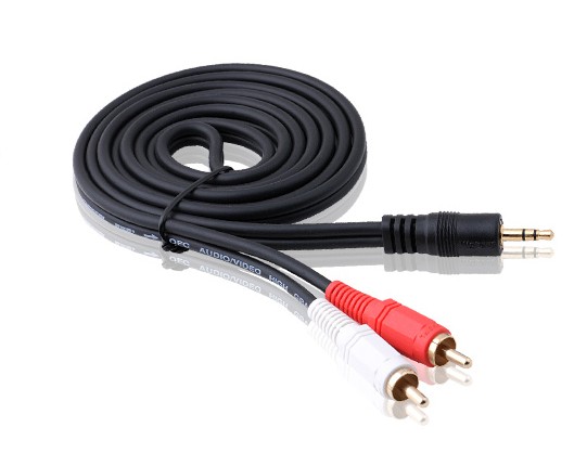 3 5mm headphone plug transfer double lotus 3 5-to-lotus line 3 5 10% second-line