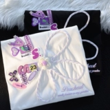 Tide, дизайнерская брендовая летняя футболка для влюбленных, тренд сезона, в цветочек, короткий рукав, свободный крой