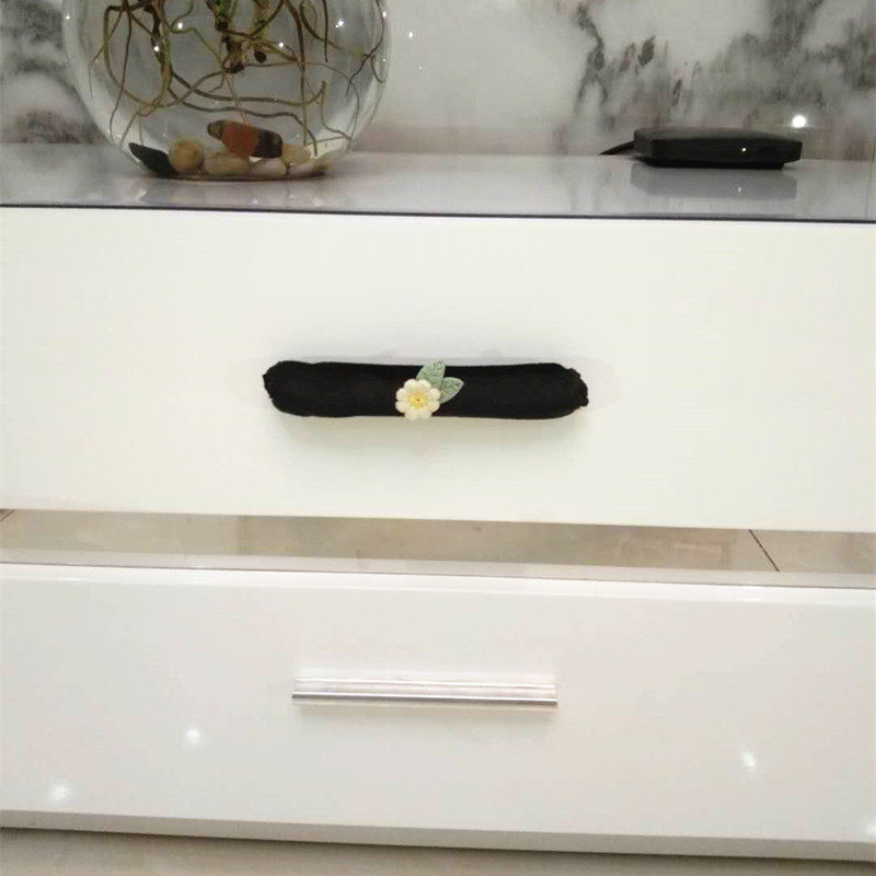 Door handle glove anti-collision mat protective cover one-word thick cabinet door handle anti-collision sleeve cabinet drawer pull glove anti-collision