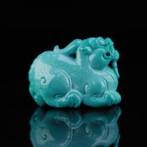 Hubei ore turquoise gao ci blue brave pendant pendant