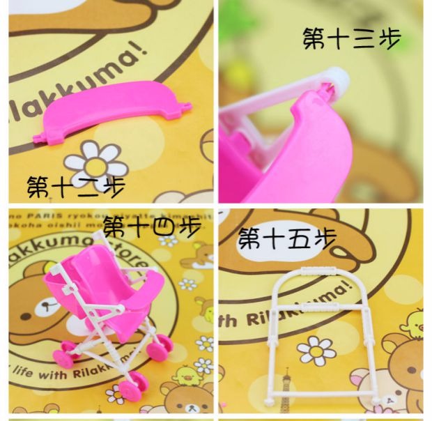 Búp bê Barbie Phụ kiện Kelly Baby Mini Xe đẩy Tủ quần áo ảo Nhà nhỏ Sweet House Đồ chơi cho trẻ em búp bê búp bê