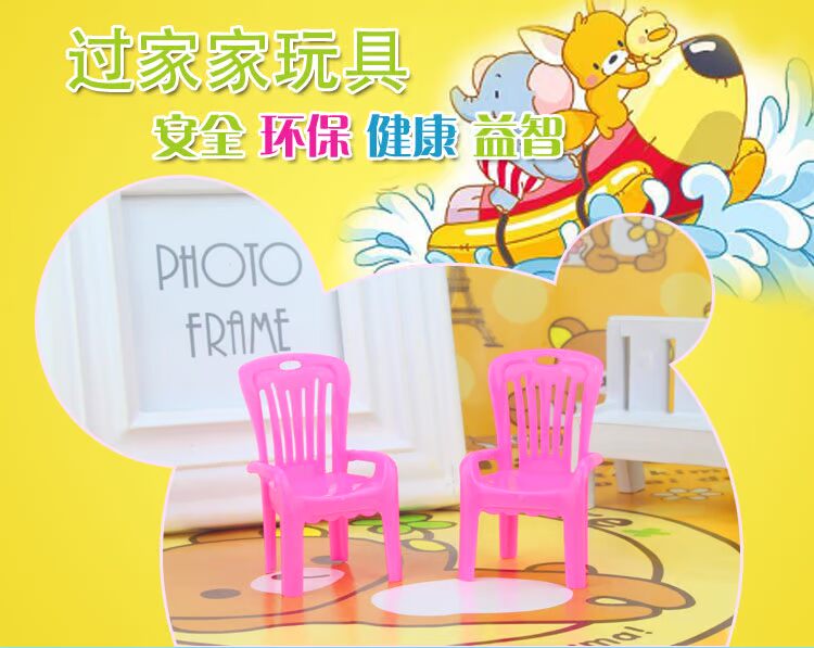 Little Kelly Dress Up Doll Phụ kiện Stool Wedding Princess Play House Đồ chơi giáo dục Ghế búp bê nhỏ búp bê cho bé gái