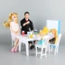 Đồ chơi nhà búp bê cho bé gái Ken Prince bộ bàn nhỏ Kelly phụ kiện đám cưới công chúa Búp bê / Phụ kiện