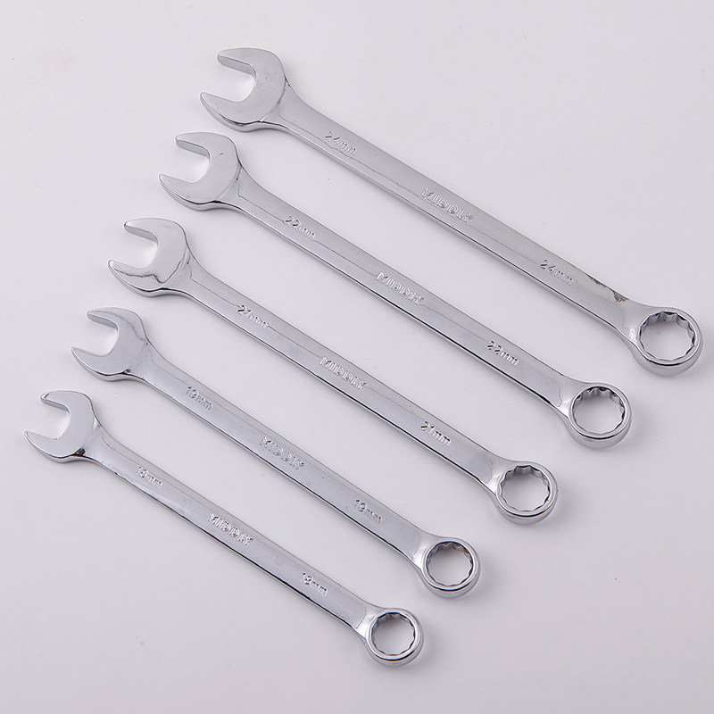 One-and-so-two-use wrench with muse wrench opening wrench plum-open double-purpose wrench tool set group plum wrench