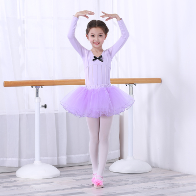 Trang phục Khiêu vũ nữ ba lê váy trẻ em mùa hè mới dài tay múa Dresses Ponyth váy