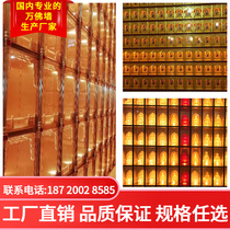 Temple Guanyin Temple glazed small Buddha statue ten thousand Buddha wall one thousand Buddha wall aluminum alloy for Buddhas niche position etc.