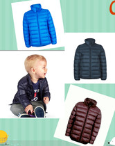 Childrens parents and children Outdoor down jackets super thin Nordic big foreign trade export original single ship sample