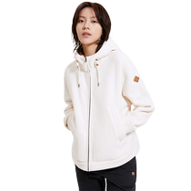 KOLONSPORT CAN LONG CATCH Vêtement Femmes Outdoor Warm Sports Jacket Camping Hiking Blouse Catch Suede Jacket