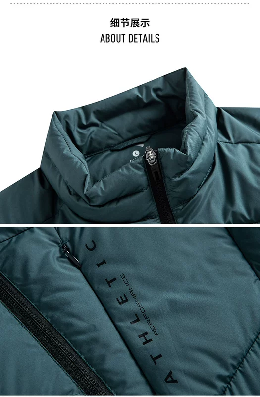 Anta down jacket nam 2018 mùa đông mới dày ấm đứng cổ áo thể thao xuống áo khoác đích thực - Thể thao xuống áo khoác