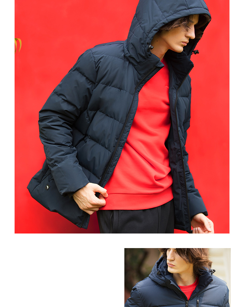 Anta down jacket nam ngắn đoạn 2018 mùa đông mới dày ấm ấm ấm thể thao xuống áo khoác áo phao lông vũ uniqlo