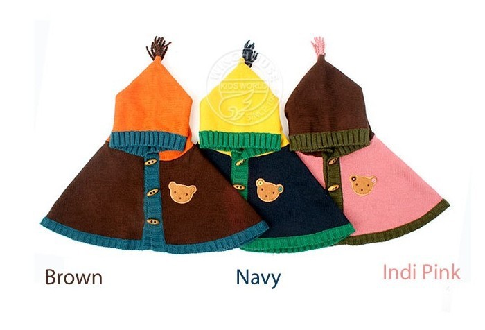 Cape pour enfant en laine - Ref 2153987 Image 9