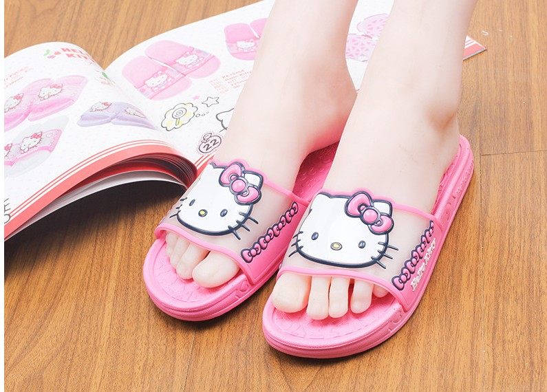 Pantoufles enfants en autre HELLO KITTY pour été - Ref 986574 Image 15