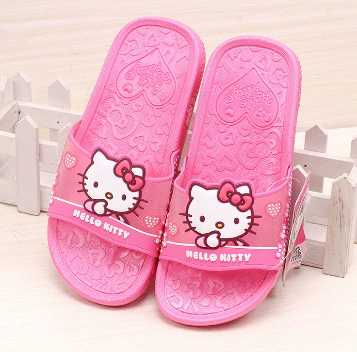 Pantoufles enfants en autre HELLO KITTY pour été - Ref 986574 Image 13