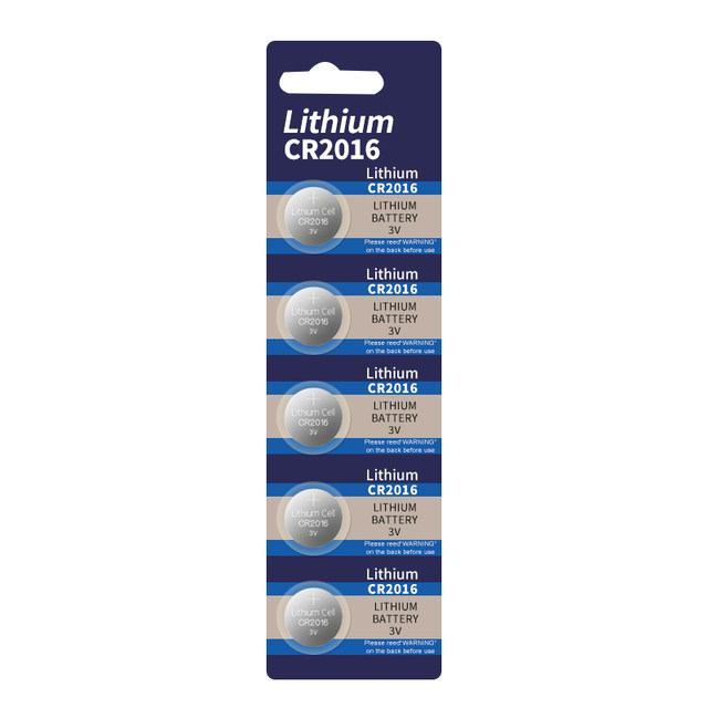 ຫມໍ້ໄຟປຸ່ມ CR2016 3V lithium ເອເລັກໂຕຣນິກທີ່ເຫມາະສົມສໍາລັບ BYD ປຸ່ມຄວບຄຸມຫ່າງໄກສອກຫຼີກຂອງລົດຈັກລົດ