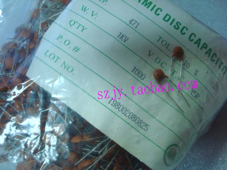 471 porcelain sheet capacitive 471 1KV 1000V471 brand-new original spot sale for 1000 prices