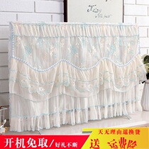 Turn on the TV cover landline dust cover wall-mounted LCD 42 inch 65 inch 55 inch fabric cover cloth towel