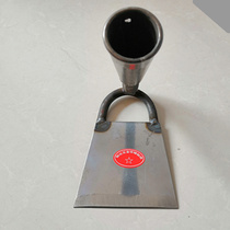 Hoe all-steel agricultural tools to grow vegetables thickened to open the mountain weeding household flower hoe gardening tools to dig soil agricultural hoe small