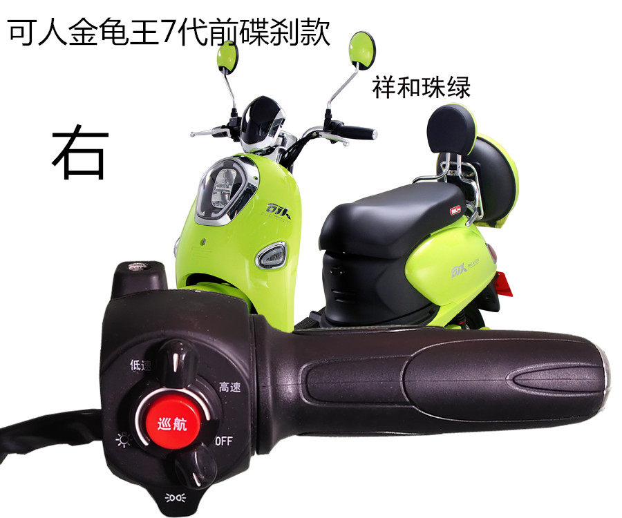 Can person electric car Turtle king head lamp switch assembly brake handle reflector support assembly transposition assembly