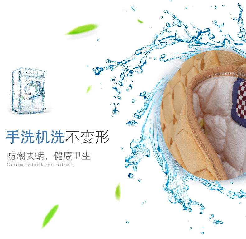 Trẻ em ở nhà trẻ ngủ trưa flannel nệm nệm bé nhung san hô gập đơn tùy chỉnh tùy chỉnh thể tháo rời và rửa được - Nệm đệm sưởi