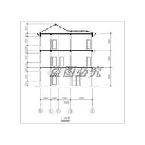 A complete set of CAD drawings and architectural dwg drawings for the construction of a three-story small residential building in a rural area