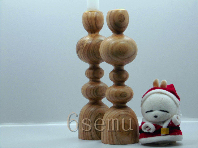 Fashion Home Accessories Nordic Ambience Waterloo Eurostyle Candleholder Solid Wood Handmade