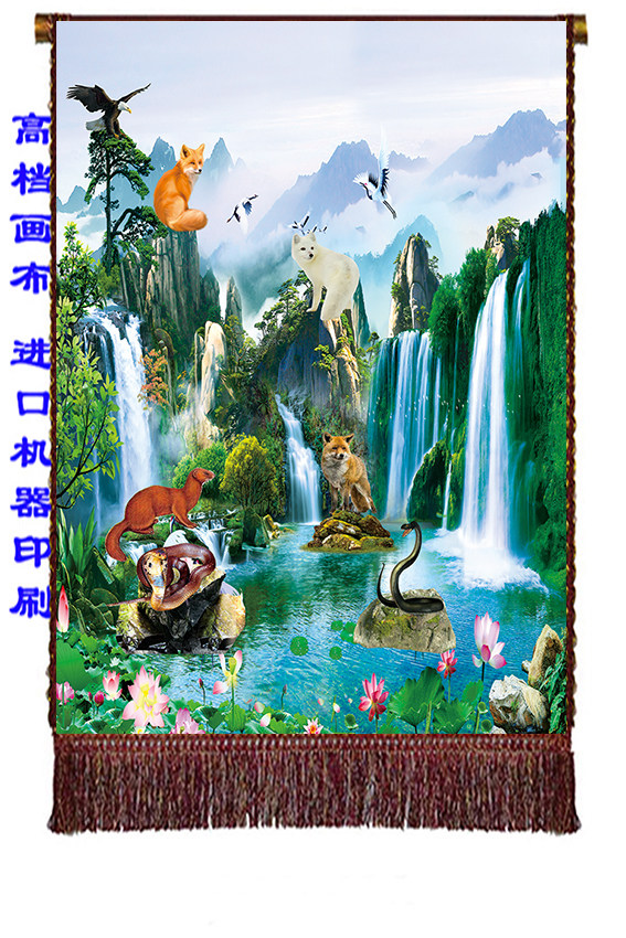 Changchun Road Mingju New Tang Single Landscape Painting Exclusive Design 3 ft 3