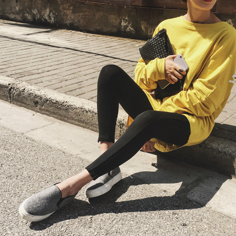 Bà bầu Quần legging mùa đông cộng với nhung dày Phụ nữ nâng bụng ấm 3-9 tháng mùa đông mặc bà bầu thủy triều mẹ quần hoang dã quần bầu legging
