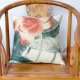 Nguyên Đán sen gối bìa đệm dày vải bông sofa gối xe thắt lưng gỗ gụ lưng ghế - Trở lại đệm / Bolsters gối tựa lưng ô tô cao su non