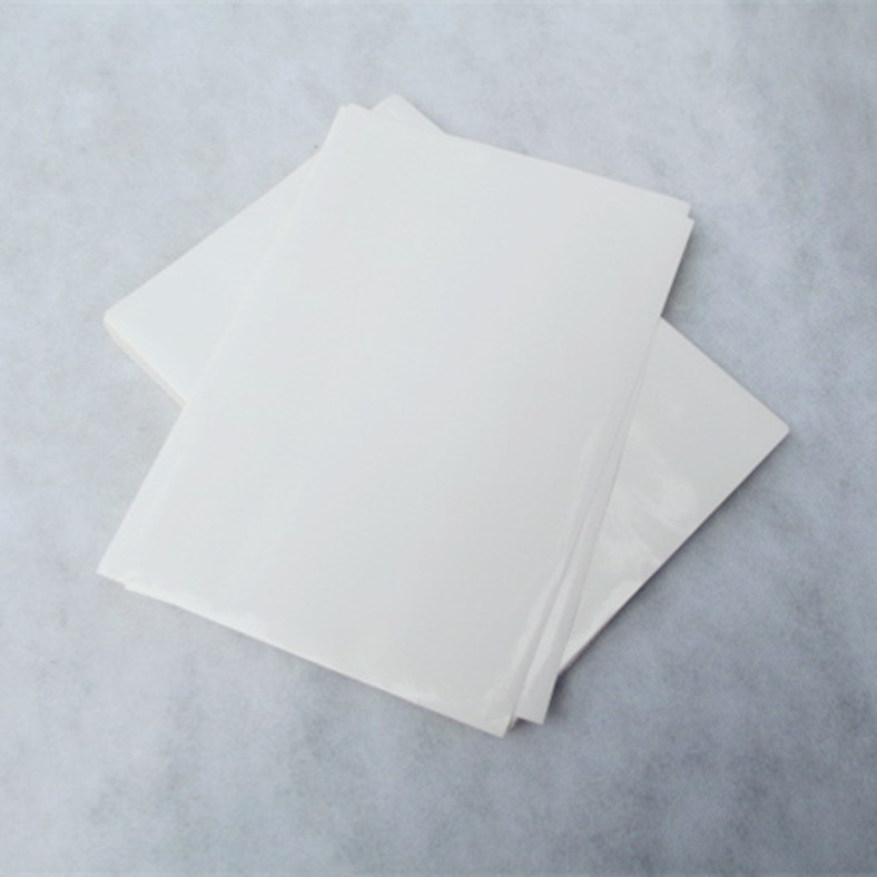 Blank A4 paper Self-adhesive label printing sticker Glossy 100 sheets Laser printer copy paper logo paper