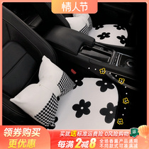 Car cushions Ins net red Elegant Flower Dolly Mat single sheet Seat Cushion Fart Mat Girls in the Four Seasons Common