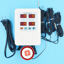  9904 four-way temperature test alarm Multi-channel high and low temperature alarm upper and lower limit digital display adjustable temperature control host