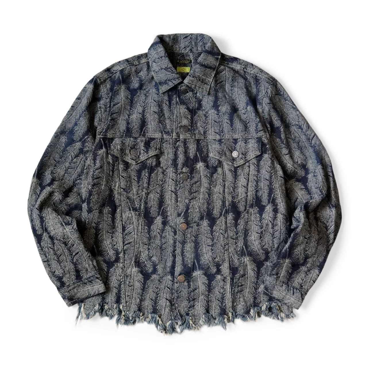 KAPITAL 平田和宏 デニム パッチワーク 刺繍 ジャケット 深ブルー 新品 KAPITAL平田和宏デニム パッチワーク 刺繍 ジャケット 深ブルー 3 新品