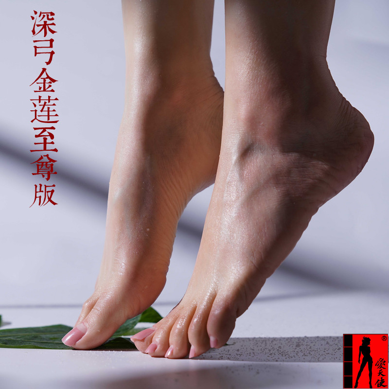 Appreciation of the supreme version of the simulation foot model foot model real person shoe mold platinum silicone mold deep arch beautiful foot jade foot