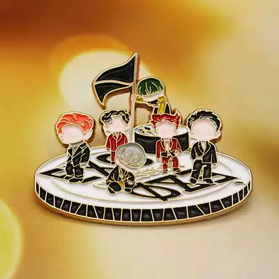The 8th anniversary of EXO is ONE commemorative metal badge