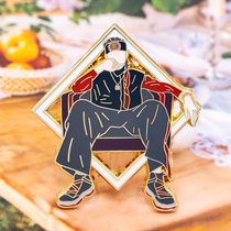 Kris Perimeter Stuff Metal Badge Accessories the same bag Xiaoqaqing Hairpin Line 51F Gift Original Design