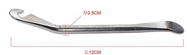 Steel crowbar baton metal iron prying bar Tire Iron tyre Bike Road Bike Hiking bike Climbing Repair Tools for Tyre Repair