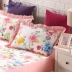 Gudie cotton xù vỏ gối bông nguyên chất bên gối 48 74cm có khóa kéo - Gối trường hợp gối chống trào ngược babymoov Gối trường hợp